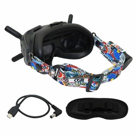 HYGJ Tmom Glasses Straps for DJI FPV, Fixed Glasses Strap for Drone Glasses and Other Glasses, Colourful, Adjustable