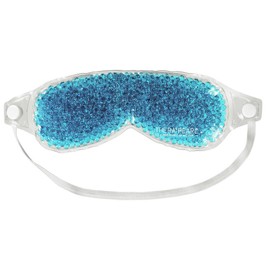 TheraPearl Máscara de ojos que cambia de color, Azul (versión antigua)., TheraPearl Eye Mask, Eye-ssential Mask with Flexible Gel Beads for Hot Cold Therapy, Best Spa Eye Wrap for Puffy Eyes, Non Toxic Compress for Swollen Eyes, Relaxation, Hot Cold Ice P