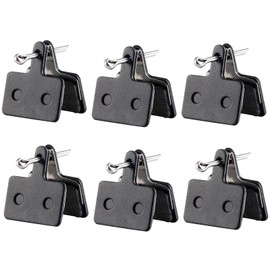 NVGVUP Pack of 6 Bicycle Brake Pads, Disc Brake Pads for Shimano MT500 M575 MT200 T675 T615, Semi-Metallic Brake Pads, Mountain Bike, MTB Ebike Brake Pad Replacement