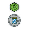 Munich German License Plate Registration Seal - Überlegen by Z