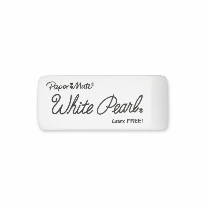 Paper Mate White Pearl Latex-Free Plastic (70624)