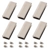 GORGECRAFT 6 Sets Belt Tip with Screw Belt Buckle End