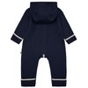 loud + proud Unisex Baby Wollwalk, GOTS Certified Jumpsuit, Ultramarine