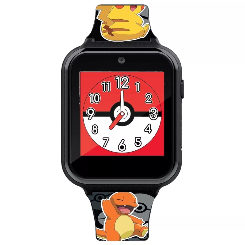 Rarewaves Accutime Kids Pokémon Pikachu Black Digital LED Watch with