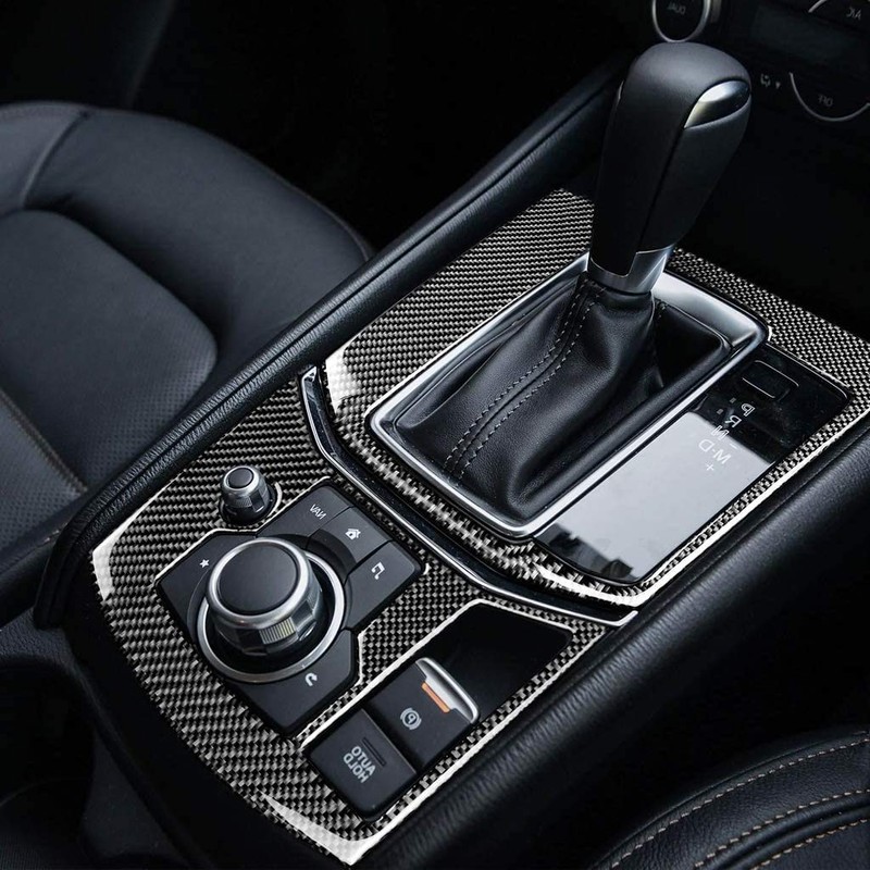 X-CAR Carbon Fiber Center Console Gearbox Frame Trim Cover Shift