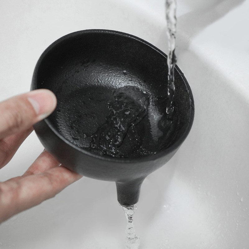 Self Draining Soap Dish, Ceramic Soap Dish with Drain for