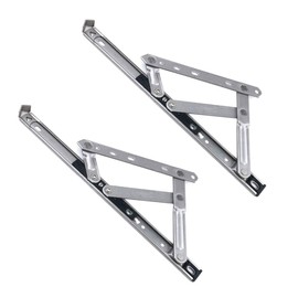 Tiberham Window Hinge Friction Struts 2 Pack Heavy Duty UPVC or Aluminium Profiled Window Hinge Length 31cm Stack Height 1.5cm (Side Hanged)