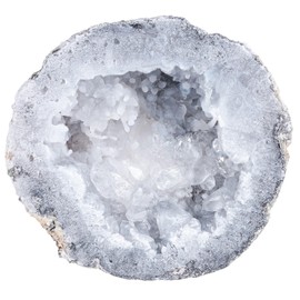 Sportmusies Natural Geode Agate Crystal Cluster Specimen Collection, Irregular Druzy Agate Stone Decoration for Home Office, 0.66-0.88 lb