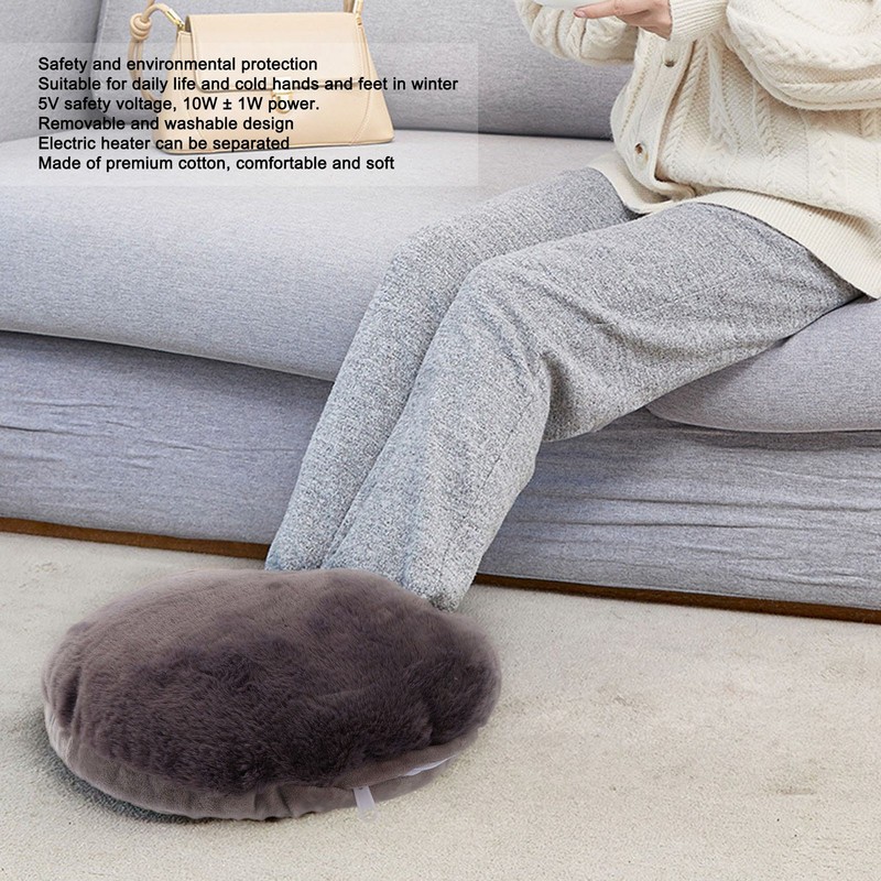 Foot Heater USB Powered Washable 3 Temperature Adjustable Soft Foot