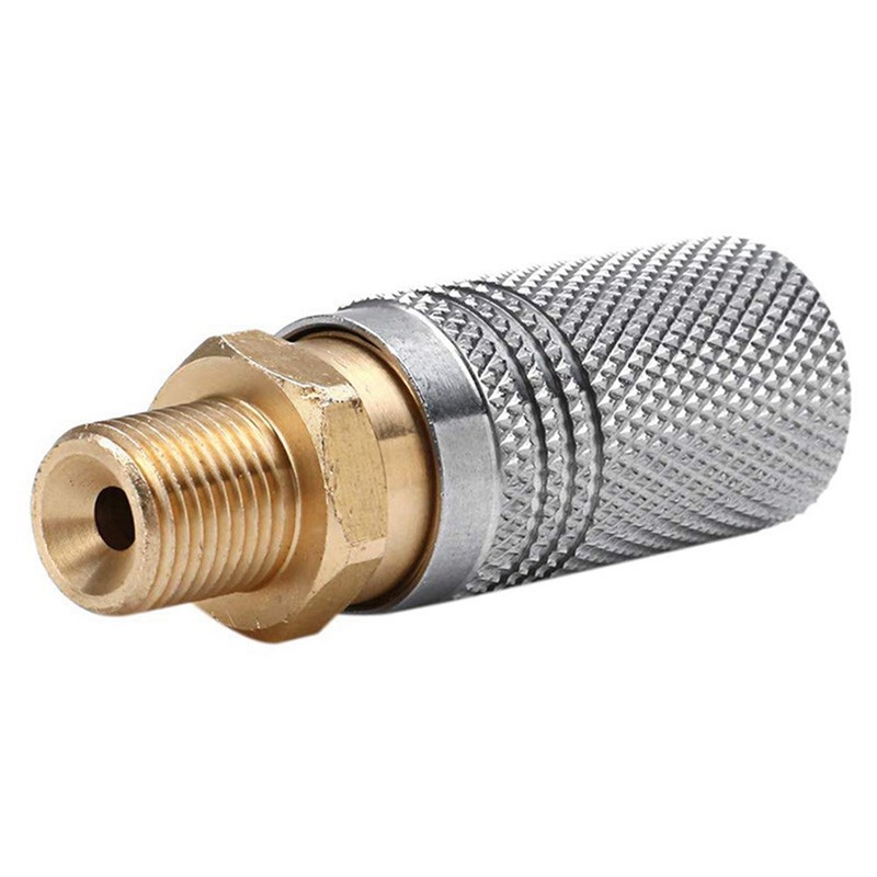 Niejgay 2X Metal Extended PCP Air Charging Quick Release Adapter