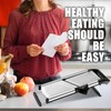 NIOSAVM commercial Mandoline Slicer,Stainless Steel Vegetable Slicer,non-slip mandoline slicer for