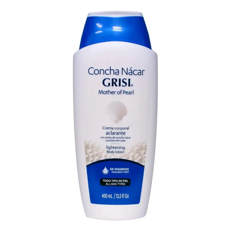 Kit Concha Nácar Grisi, Crema Corporal+ Crema Facial+ Jabón