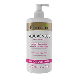 Biometik, Loción Corporal para Rostro y Cuerpo con Antioxidantes para el Rejuvenecimiento de la Piel, Sistema Rejuvenece con Ácido Hialuronico y Aceit