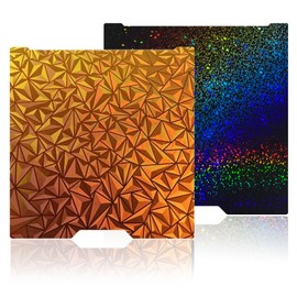 JUUPINE H2D Build Plate 355x346mm Double Sided Chameleon PEO+Starry PEY Build Plate Flexible Removable Spring Steel Heated Printing Bed Platform for Bambu Lab H2D/H2D Laser 3D Printer