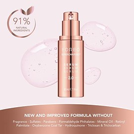 FOREO SUPERCHARGED SERUM SERUM SERUM 2.0 - Microcurrent Conductive Gel - Hyaluronic Acid  Squalane - Rejuvenating  Hydration - Vegan  Cruelty-free -  