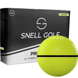 Snell Golf Prime 2.0 Yellow AlignXL Golf Balls