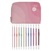 KnitPro Zing Crochet Hooks Set - 12 Color Coded Single