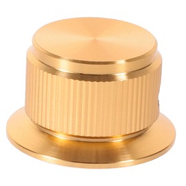 LABRIMP Aluminum Alloy Volume Control Knob Cap for Amplifier Replacement Knob Button Cap with Shaft Durable and Stylish Design for Easy Installation