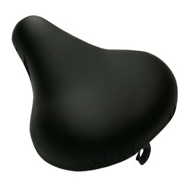 Saddle Cover, For Electric Bicycles, Large Saddle Cover, Bargain Charicap BIG, Solid, Black, Brown, Waterproof (Black)