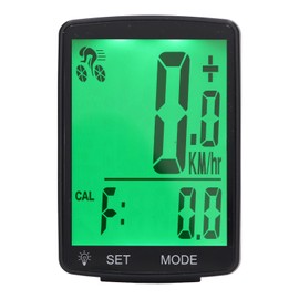 YA100 A Bicycle Speedometer 2.8in LCD Display Cycling Speedometer Wireless Bike Computer with Speed Cadence Sensor ABS