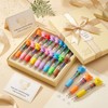 houlishu Mini Multicolor Ballpoint Pens, 25 Count Colorful Writing Pens