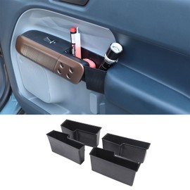 TOYCIDFG Door Side Storage Box Compatible with Ford Maverick 2022-2024 Armrest Phone Container Door Organizer Handle Pocket ABS Insert Glove Pallet (Back&Front NEW)