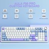 AULA F99 Pro Wireless Mechanical Keyboard with Knob,Creamy Sound,Tri-Mode BT5.0/USB-C/2.4GHz