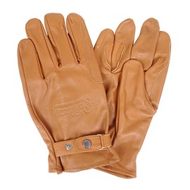Westernwear Western Riding Gloves Calf Nappa Leather (L, Brown)