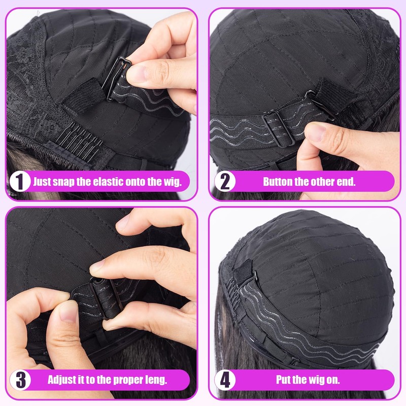 4 PCS Adjustable Elastic Band for 3 in 1 Half