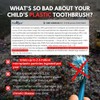 Cepillo de dientes de bambú para niños PRIMALS con cerdas