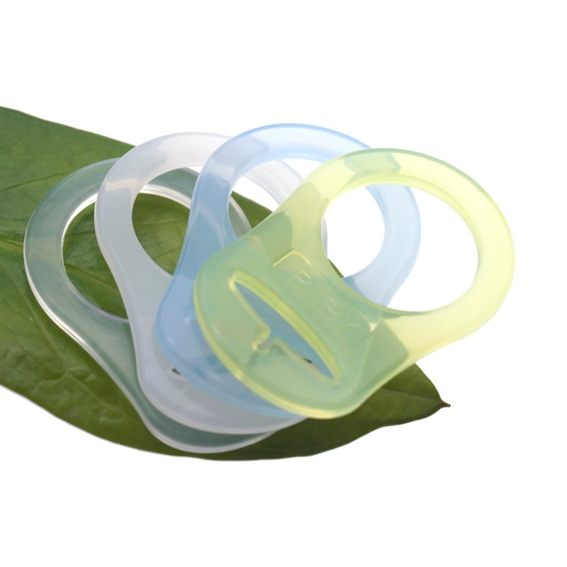 4Pcs Pacifier Adapter Rings Silicone Rings for Pacifier Clip Button