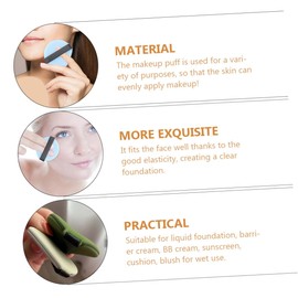 FOMIYES Pack Makeup Puff Dry Wet Dual Use Women's Makeup Applicator for Foundation Concealer