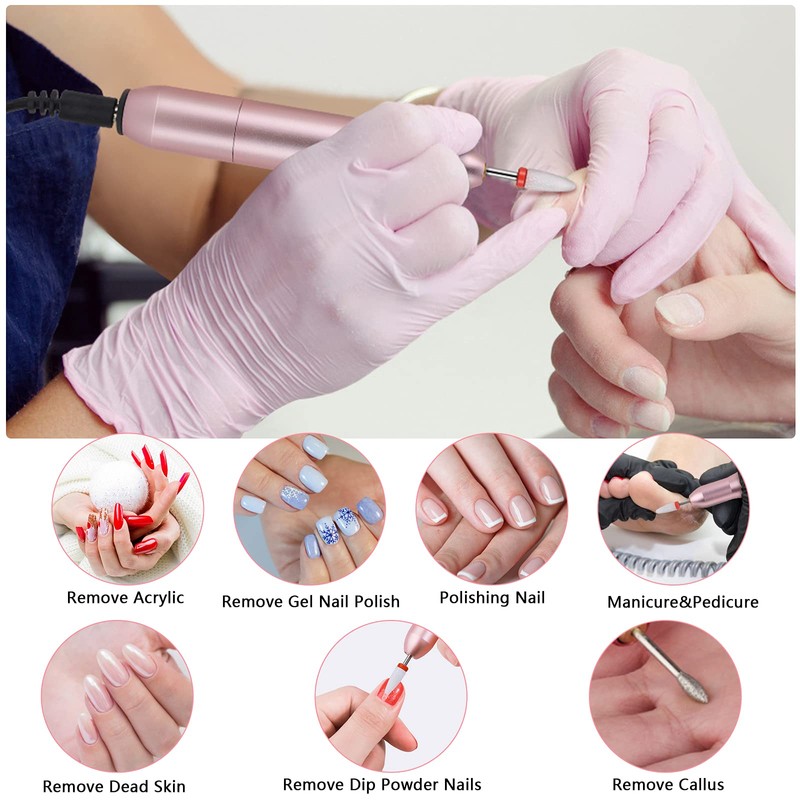 Electric Nail File for Gel Nails Professional Electric Manicure Pedicure