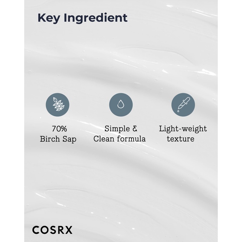 COSRX Oil Free Lotion with Birch Sap, Daily Acne Facial