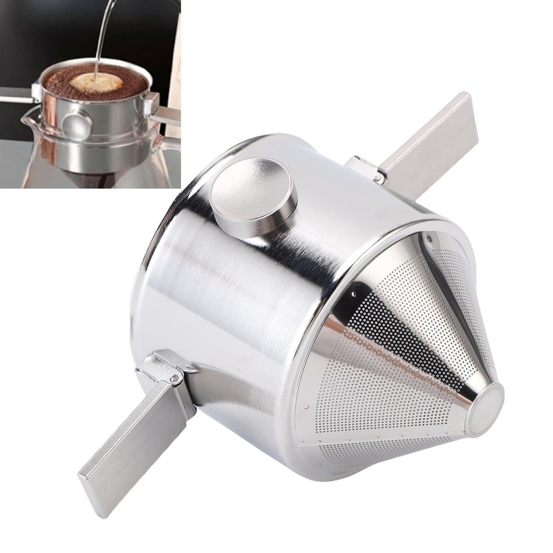 Stainless Steel Reusable Coffee Filter Pour Over Coffee Dripper Paperless