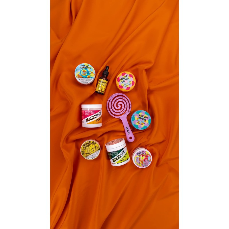 Mixup! 3D Soft Touch Hair Brush Orange