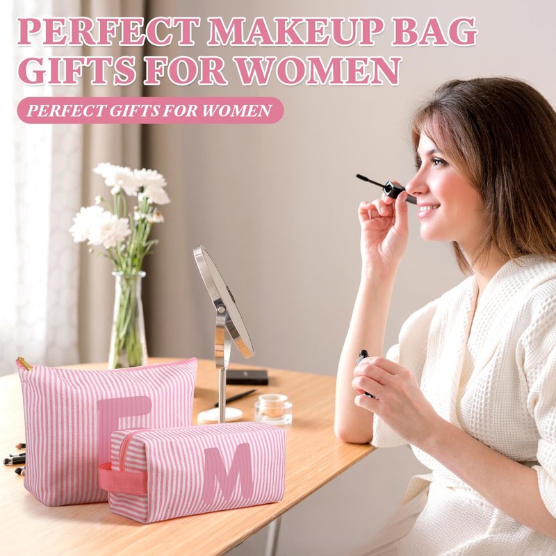 Makeup Bag Set, Mothers Day Gifts Cute Large Make up