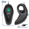 YUMQUA Finger Mouse, Handheld Trackball Mouse USB Wired Hand Held