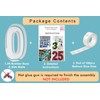 3FT Mosaic Balloon Frame Number 0 Pre-Cut Kit Thick Foam