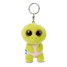 NICI 48762 Turtle Glubschis Key Ring Turtle Welloni Green 9 cm Animal Print