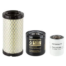 GETOPAUTO 11-6182 11-9059 11-9342 Oil Fuel Air Filter Maintenance Kit Compatible with Thermo King Tripac APU or Evolution