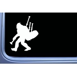EZSTIK Bigfoot Decal bagpipe OS 476 6" sasquatch squatch