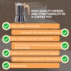304 Thickened Stainless Steel Moka Pot 6 Cup 300ml Coffee