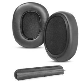 HAIZEEN Ear Pads and Headband Compatible with Skullcandy Crusher Wireless Crusher ANC/Crusher Evo/Hesh 3/Crusher 360 Headphones Ear Pads Replacement Cushion (Protein Leather/Memory Foam)