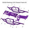 DashRC SCX24 Warthog LCG Chassis Frame Kit, Aluminum Body Shell