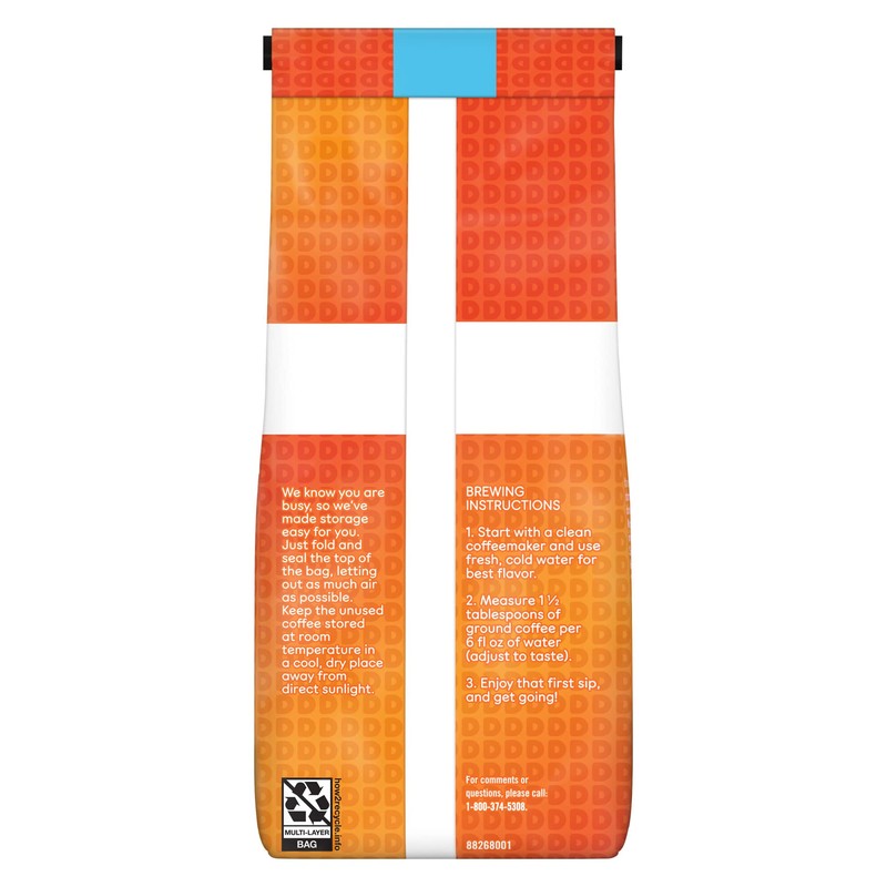 Dunkin' Donuts® French Vanilla Coffee, 12 Oz Bag