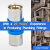 LTWFITTING Press Fitting Coupling 20 mm for Pipe Multilayer Composite