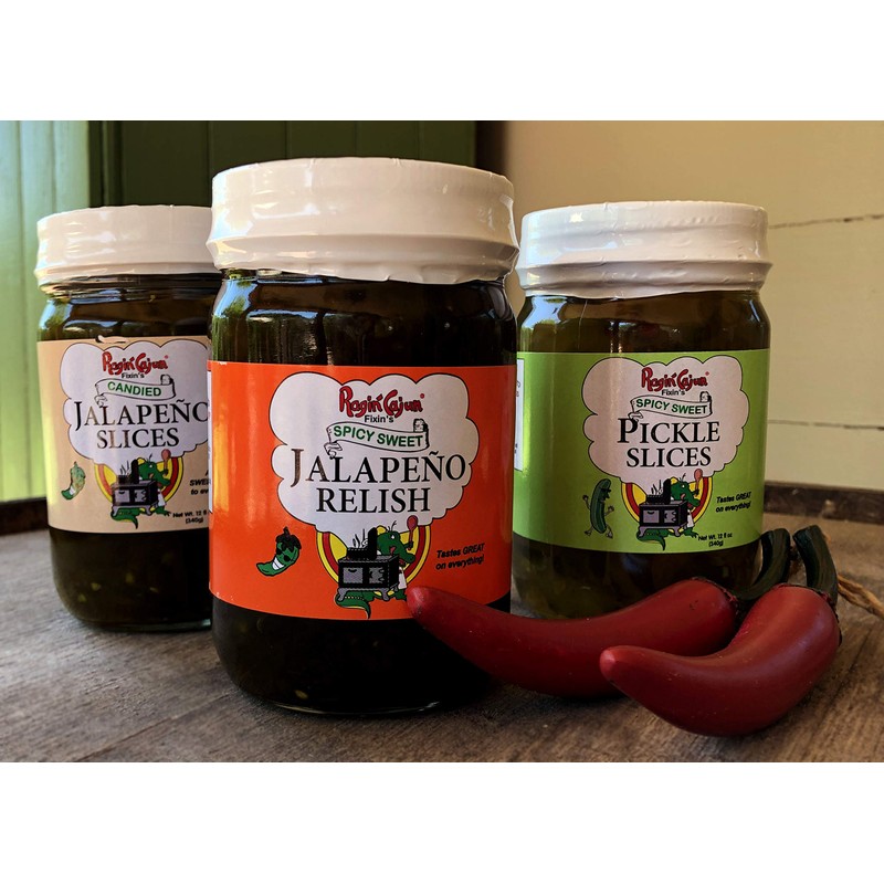 Ragin Cajun Sweet & Spicy Jalapeño Relish, 12 Ounce (Pack