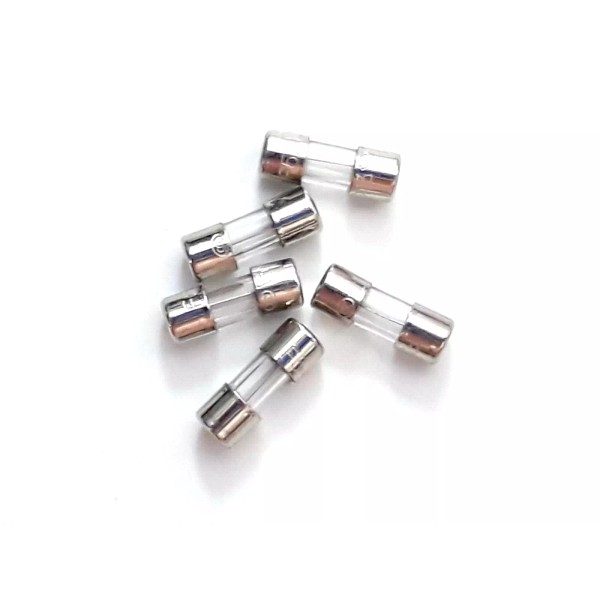 Unbranded LOT OF 5 EACH NEW F5AL 125V 3.6mm x