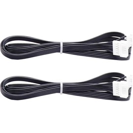 1Pc 3D Printer Stepper Motor Extension Cable Extruder Motor Extended Cable and Ender3 V2 CR10 3D Printer Stepper Motor Extension Cable Extruder Motor Extended Cable（Black 100cm Length）